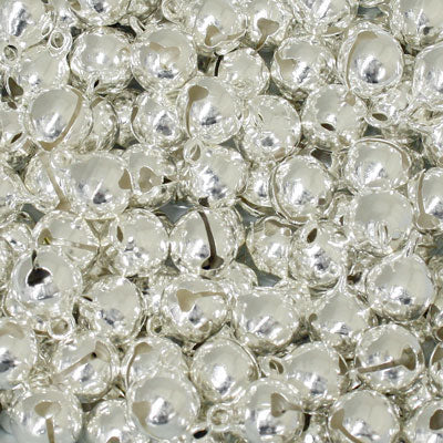 JINGLE BELLS 8MM SILVER  - 42PCS