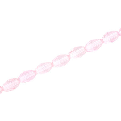 8 X 6 MM OVAL PINK - 72 PCS