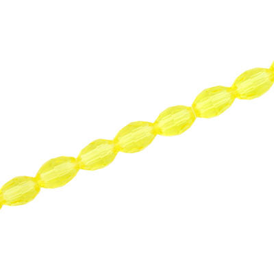 8 X 6 MM OVAL YELLOW - 72 PCS