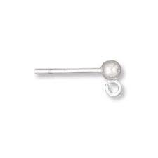 sterling silver ear studs 1 pair