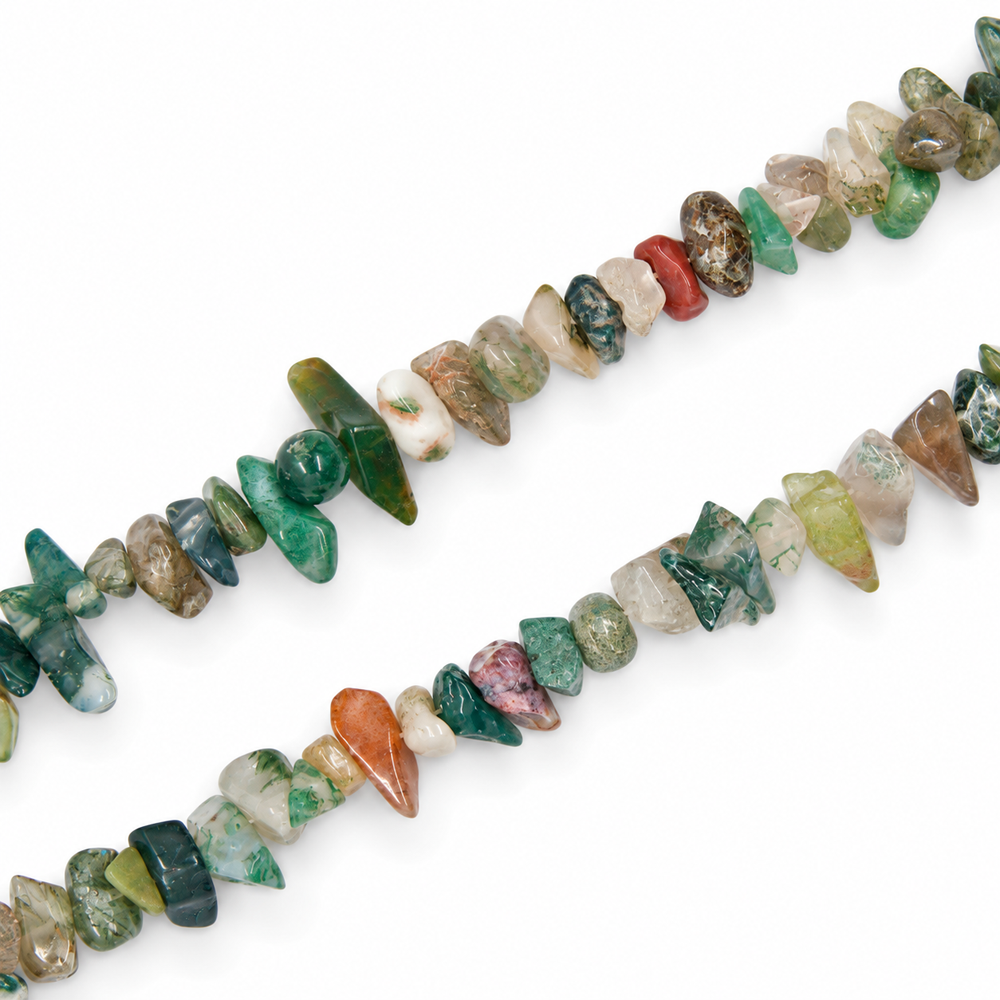 Indian Agate Chip Beads - 88cm Strand