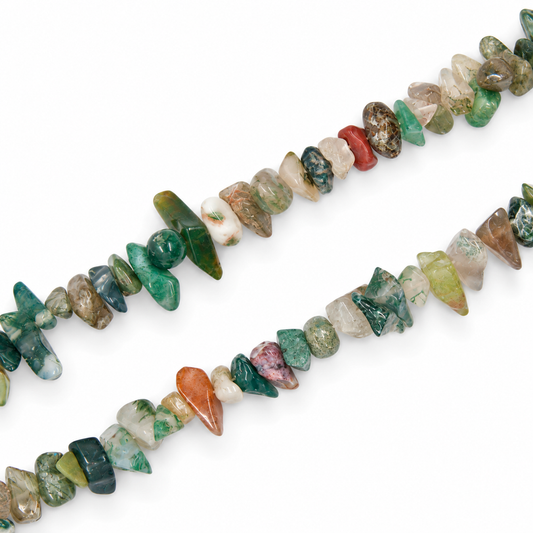 Indian Agate Chip Beads - 88cm Strand