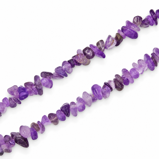 Amethyst Chip Beads - 84cm Strand