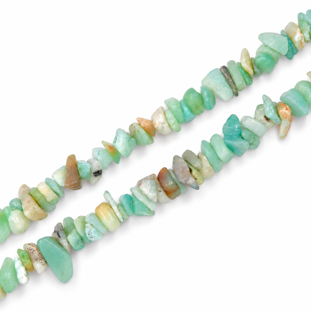 Amazonite Chip Beads - 78cm Strand
