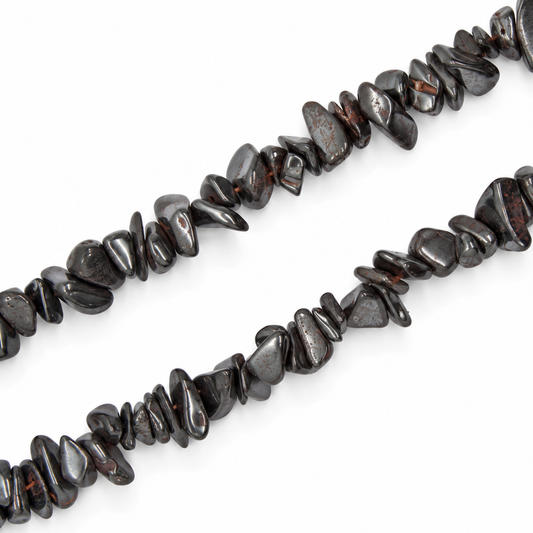 Hematite Chip Beads - 86cm Strand