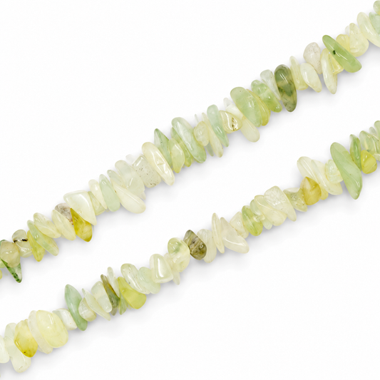 New Jade Chip Beads - 88cm Strand