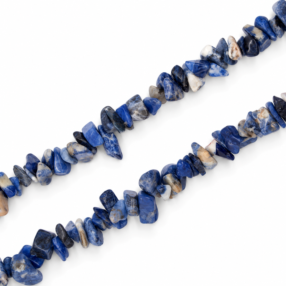 Sodalite Chip Beads - 86cm Strand