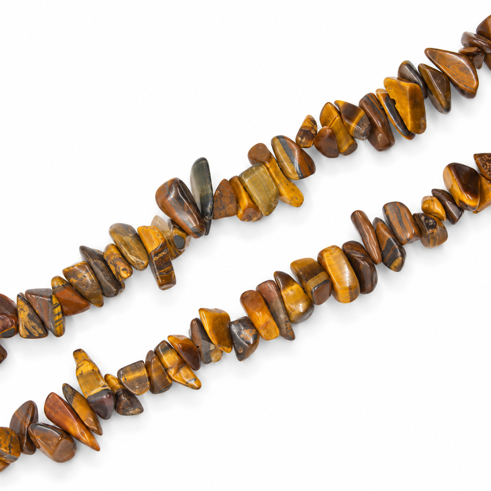 Tiger Eye Chip Beads - 90cm Strand