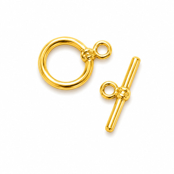 12mm Gold Toggle - 4 Sets