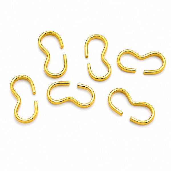 10mm Gold Chain Connectors – 100pcs