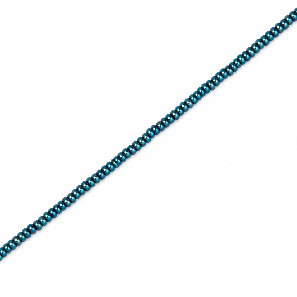 Hematite 2x1mm Disc Beads - Approx. 360pcs