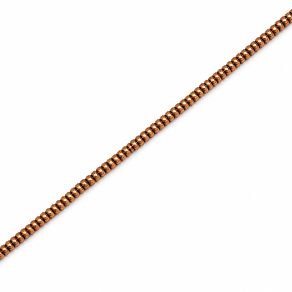 Hematite 2x1mm Disc Beads - Approx. 360pcs