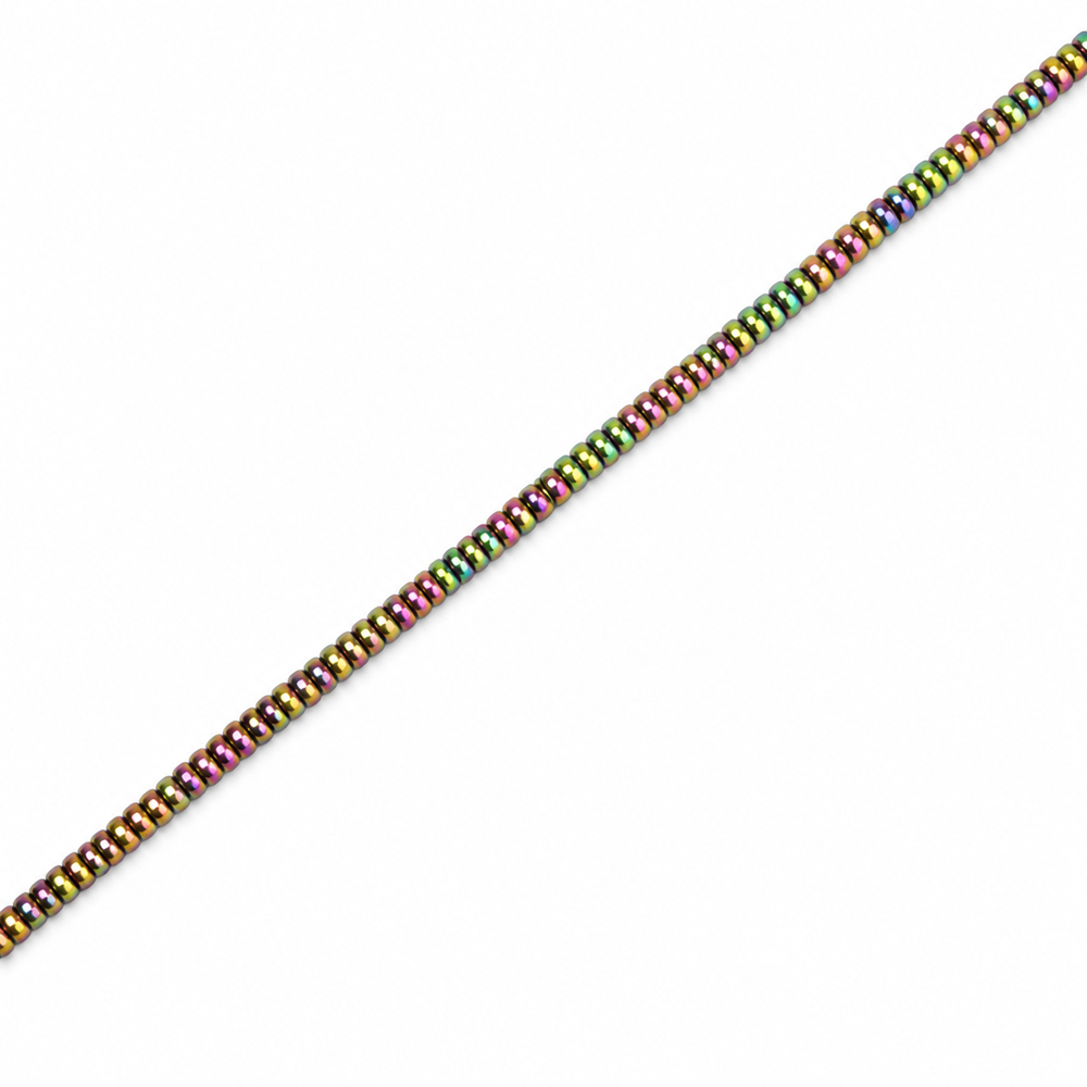 Hematite 2x1mm Disc Beads - Approx. 360pcs