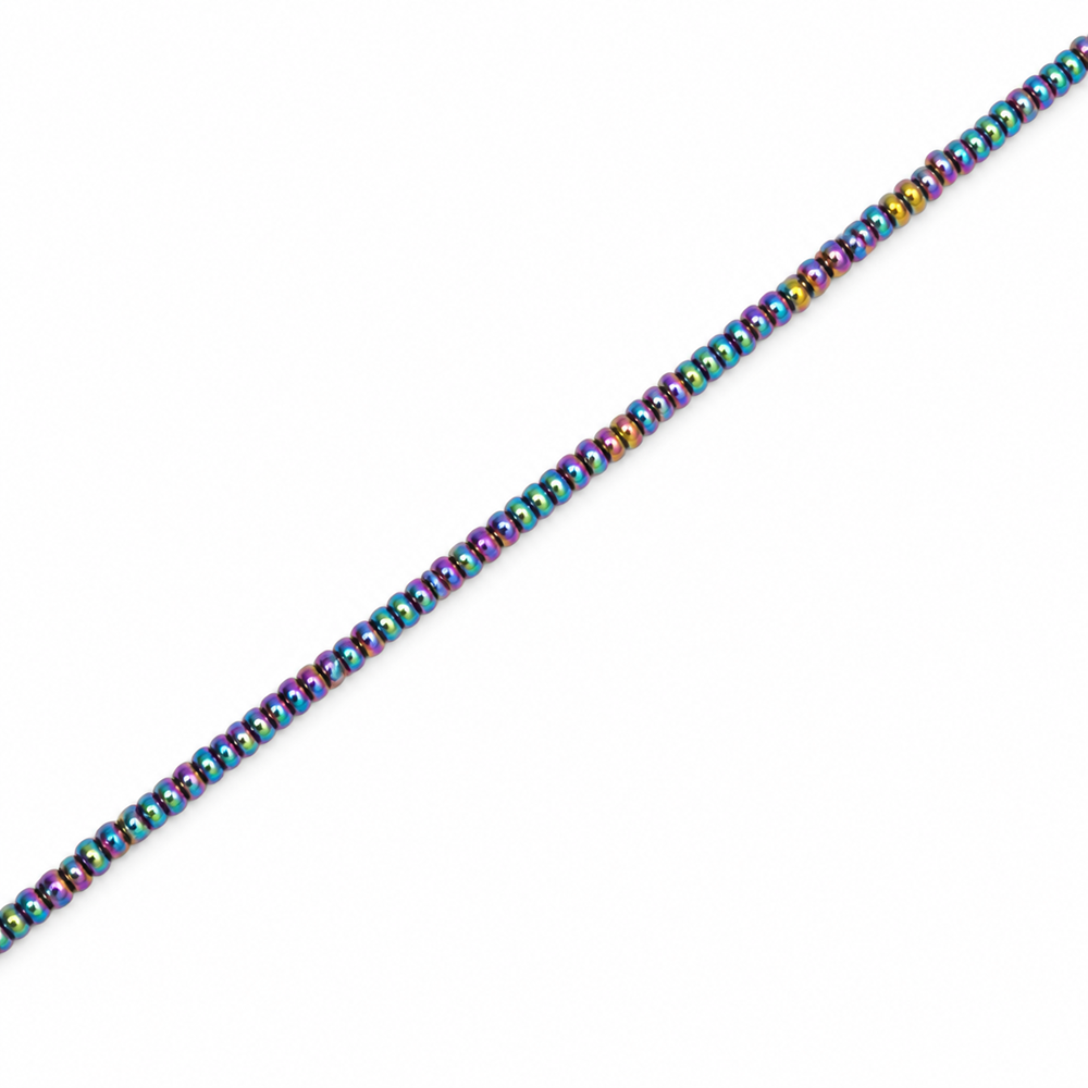 Hematite 2x1mm Disc Beads - Approx. 360pcs