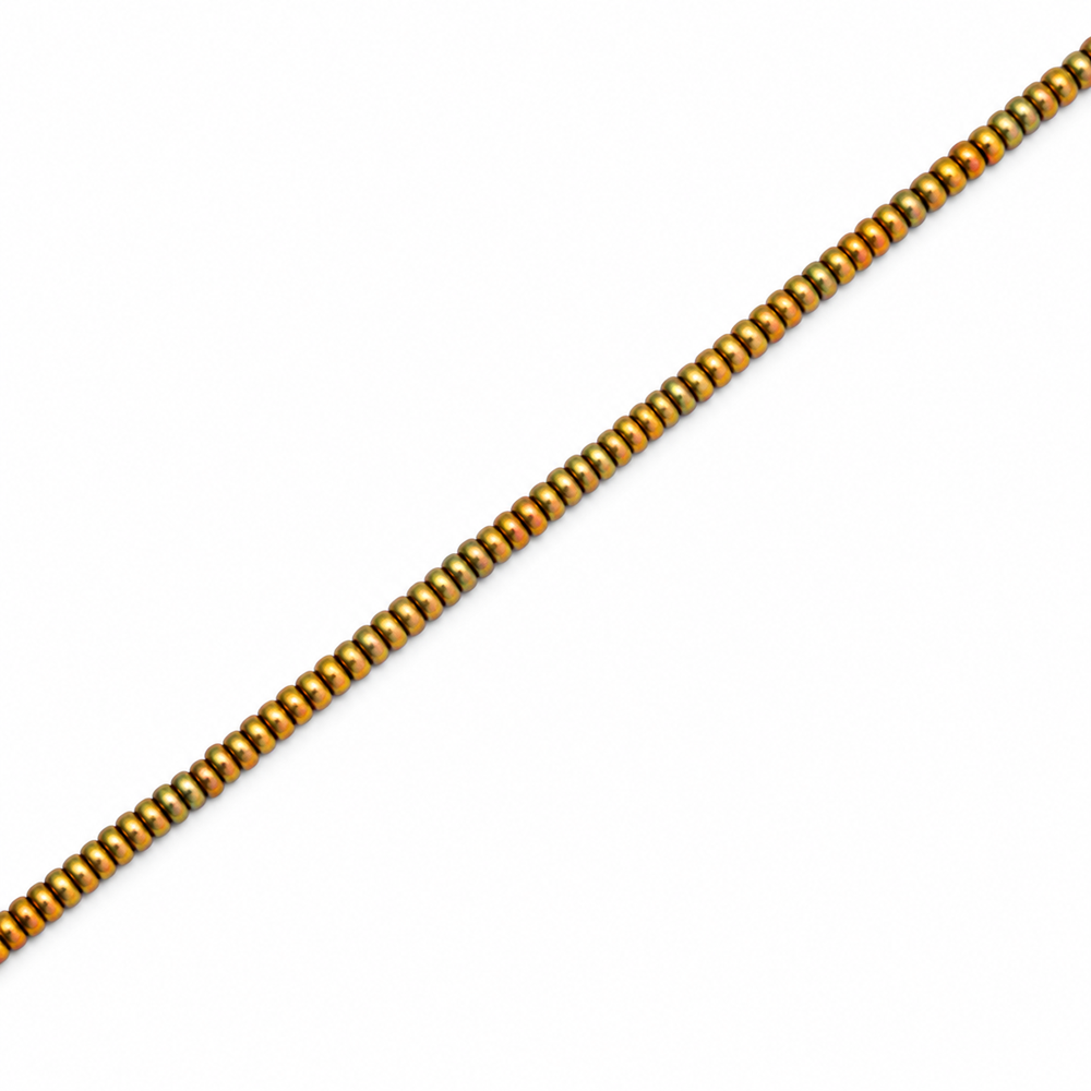 Hematite 2x1mm Disc Beads - Approx. 360pcs
