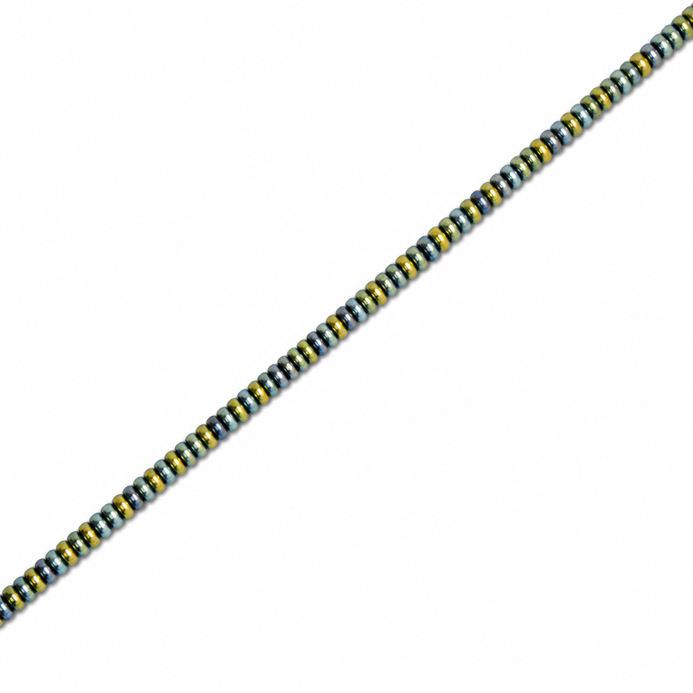 Hematite 3x1mm Disc Beads - Approx. 320pcs