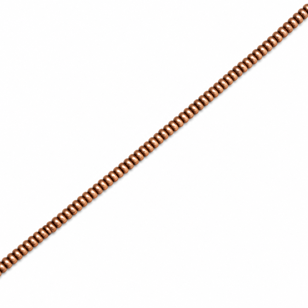 Hematite 3x1mm Disc Beads - Approx. 320pcs
