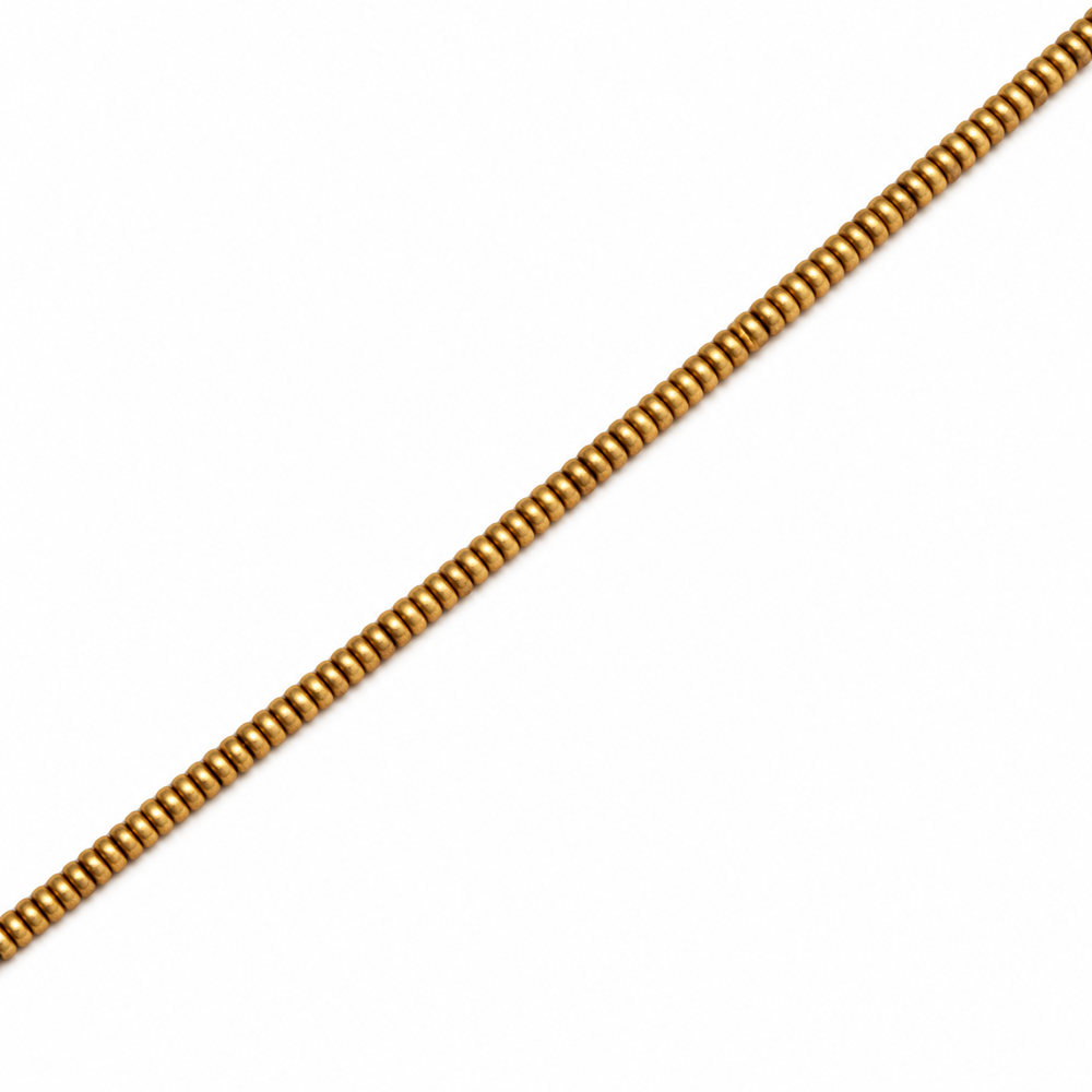 Hematite 3x1mm Disc Beads - Approx. 320pcs