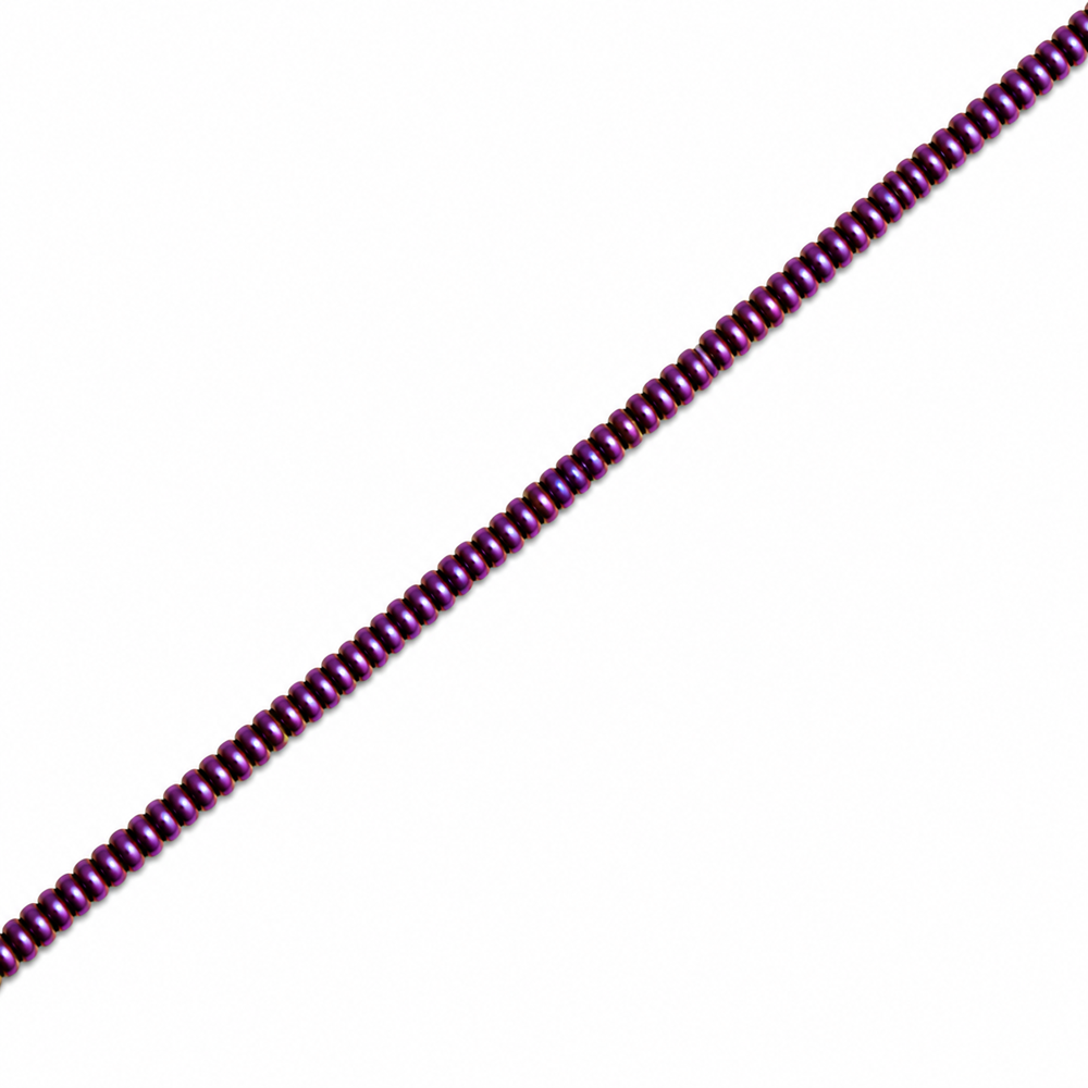 Hematite 3x1mm Disc Beads - Approx. 320pcs