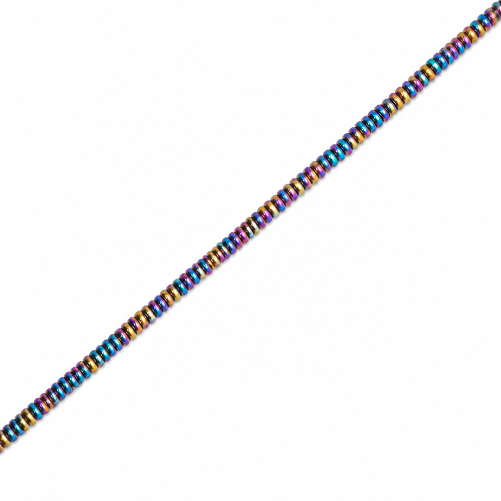 Hematite 3x1mm Disc Beads - Approx. 320pcs