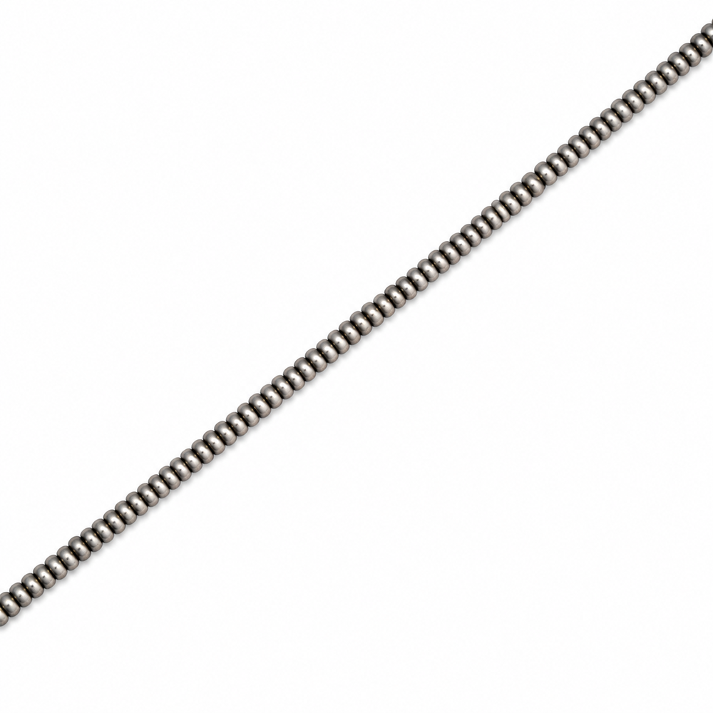 Hematite 3x1mm Disc Beads - Approx. 320pcs