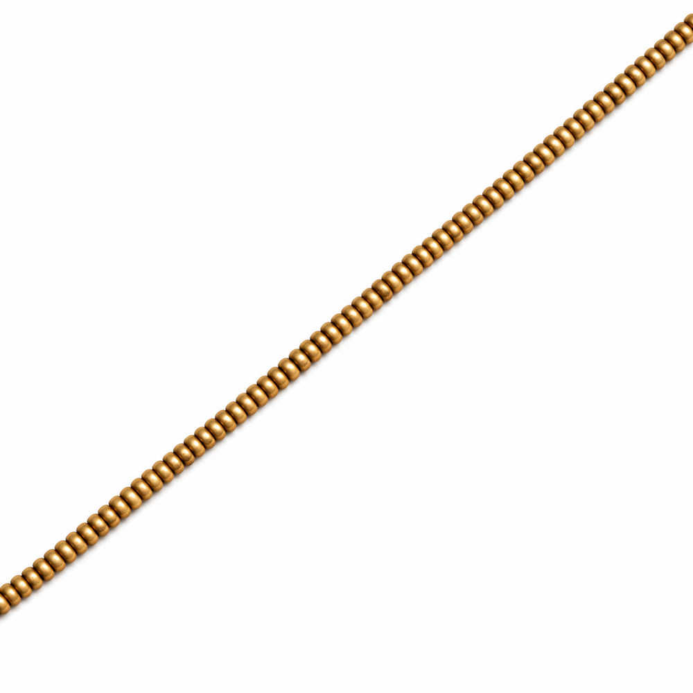 Hematite 3x1mm Disc Beads - Approx. 320pcs
