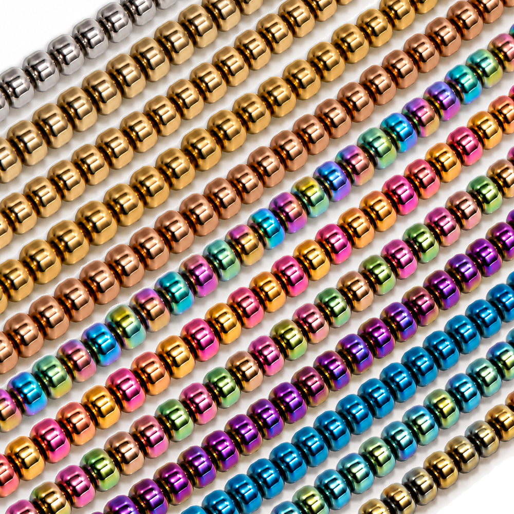 Hematite 3x2mm Disc Beads - Approx. 200pcs
