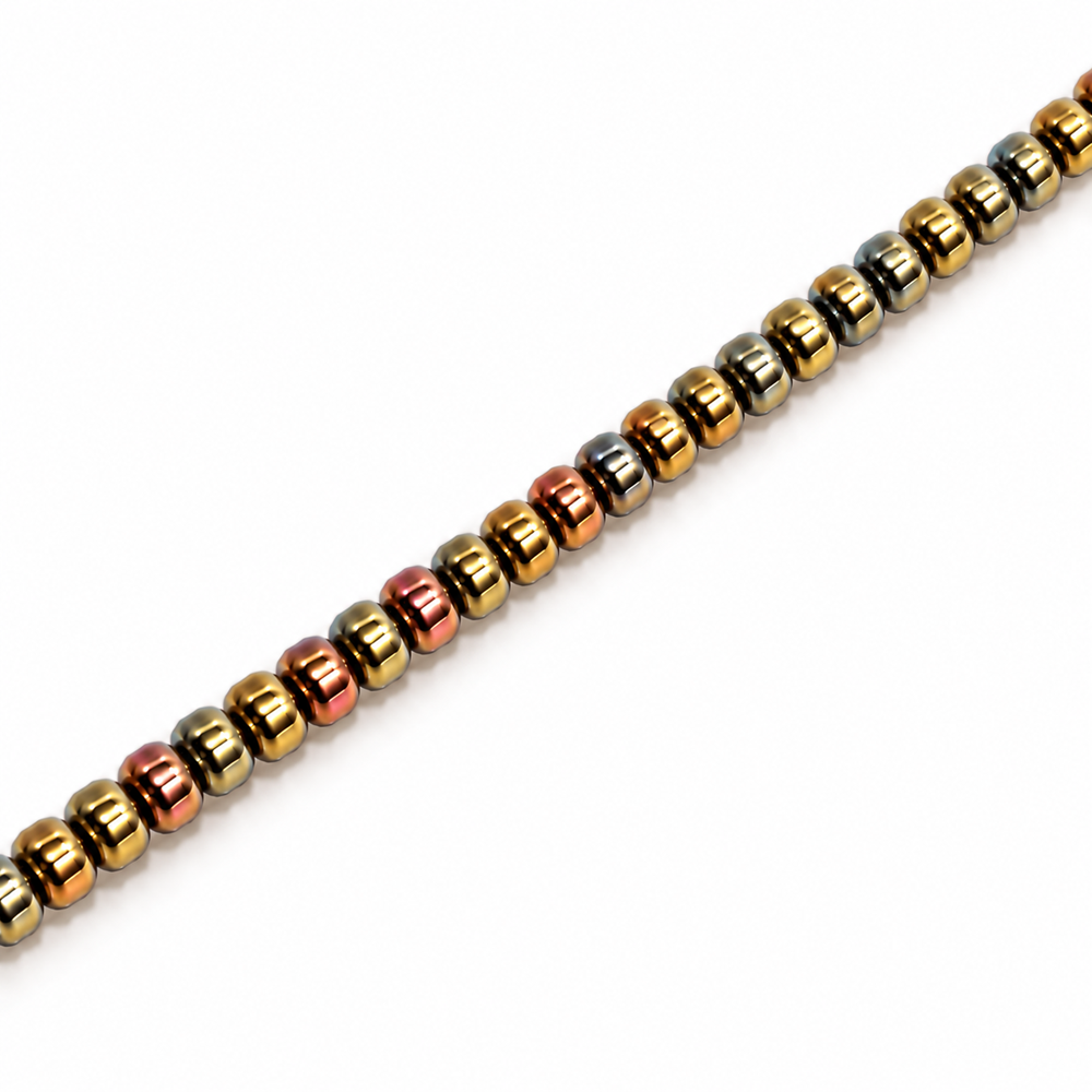 Hematite 3x2mm Disc Beads - Approx. 200pcs