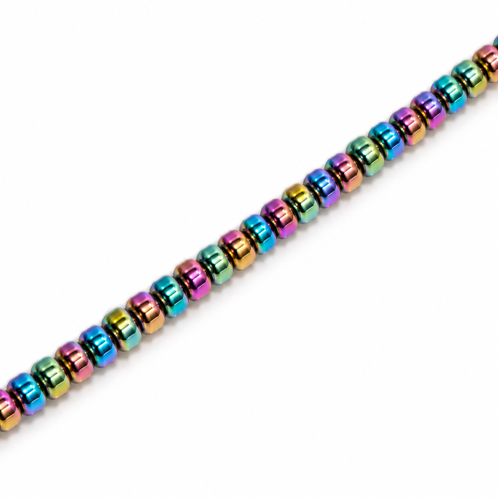 Hematite 3x2mm Disc Beads - Approx. 200pcs