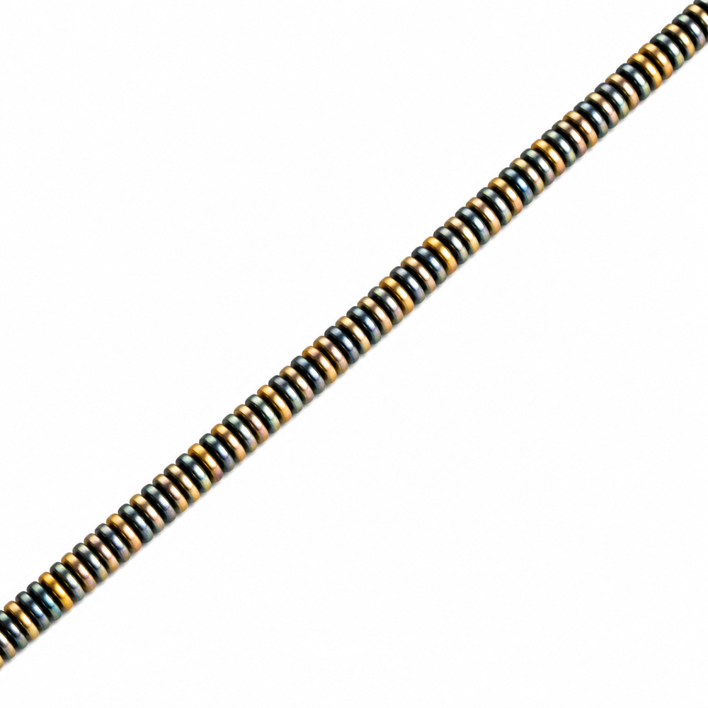 Hematite 4x1mm Disc Beads - Approx. 310pcs