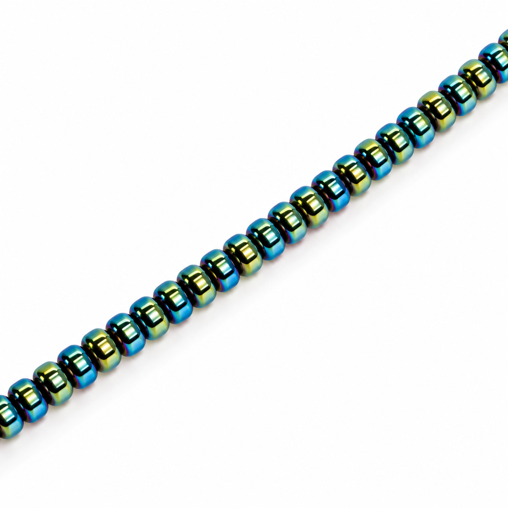 Hematite 4x2mm Disc Beads - Approx. 200pcs