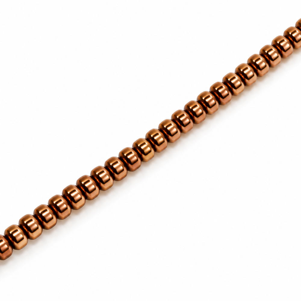 Hematite 4x2mm Disc Beads - Approx. 200pcs