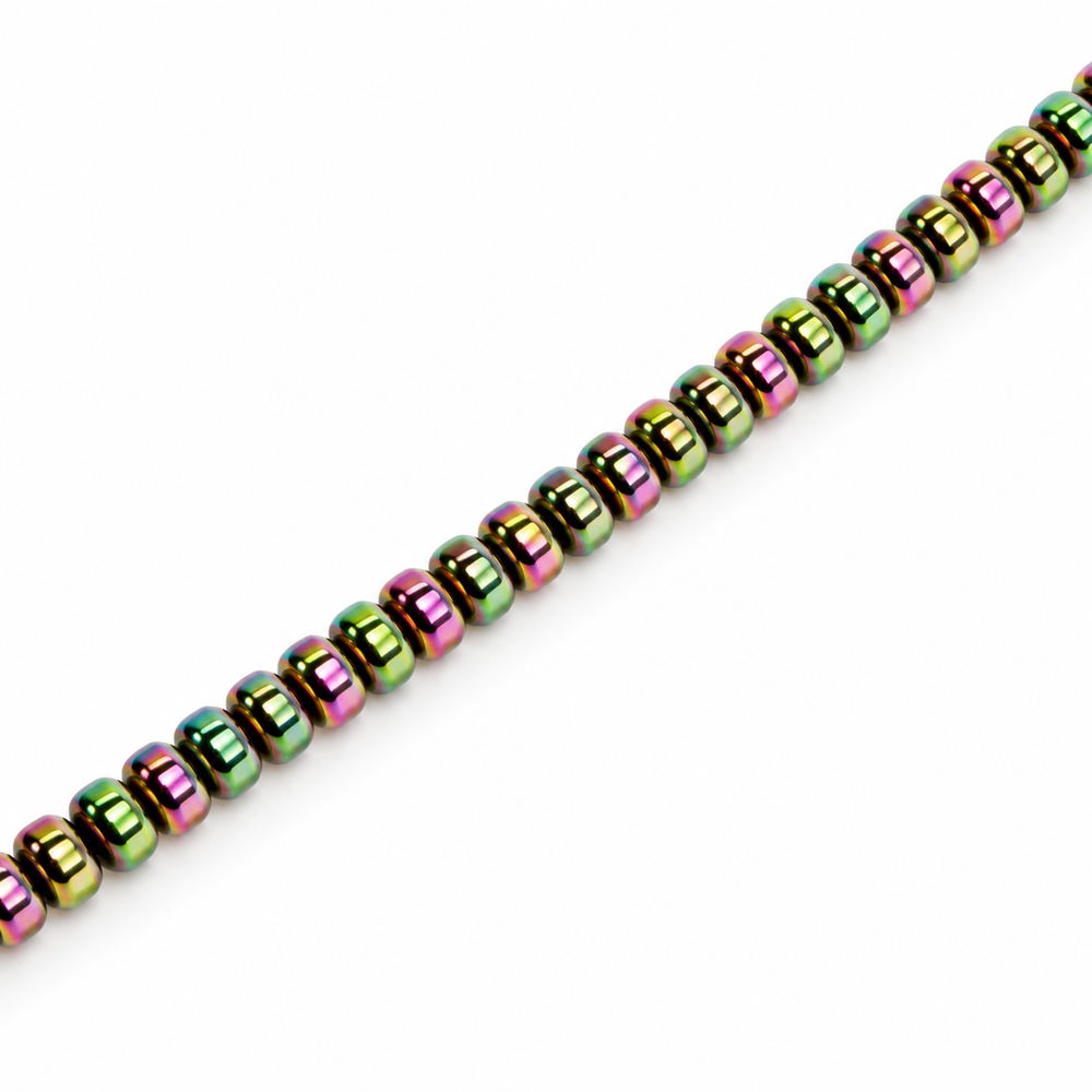 Hematite 4x2mm Disc Beads - Approx. 200pcs