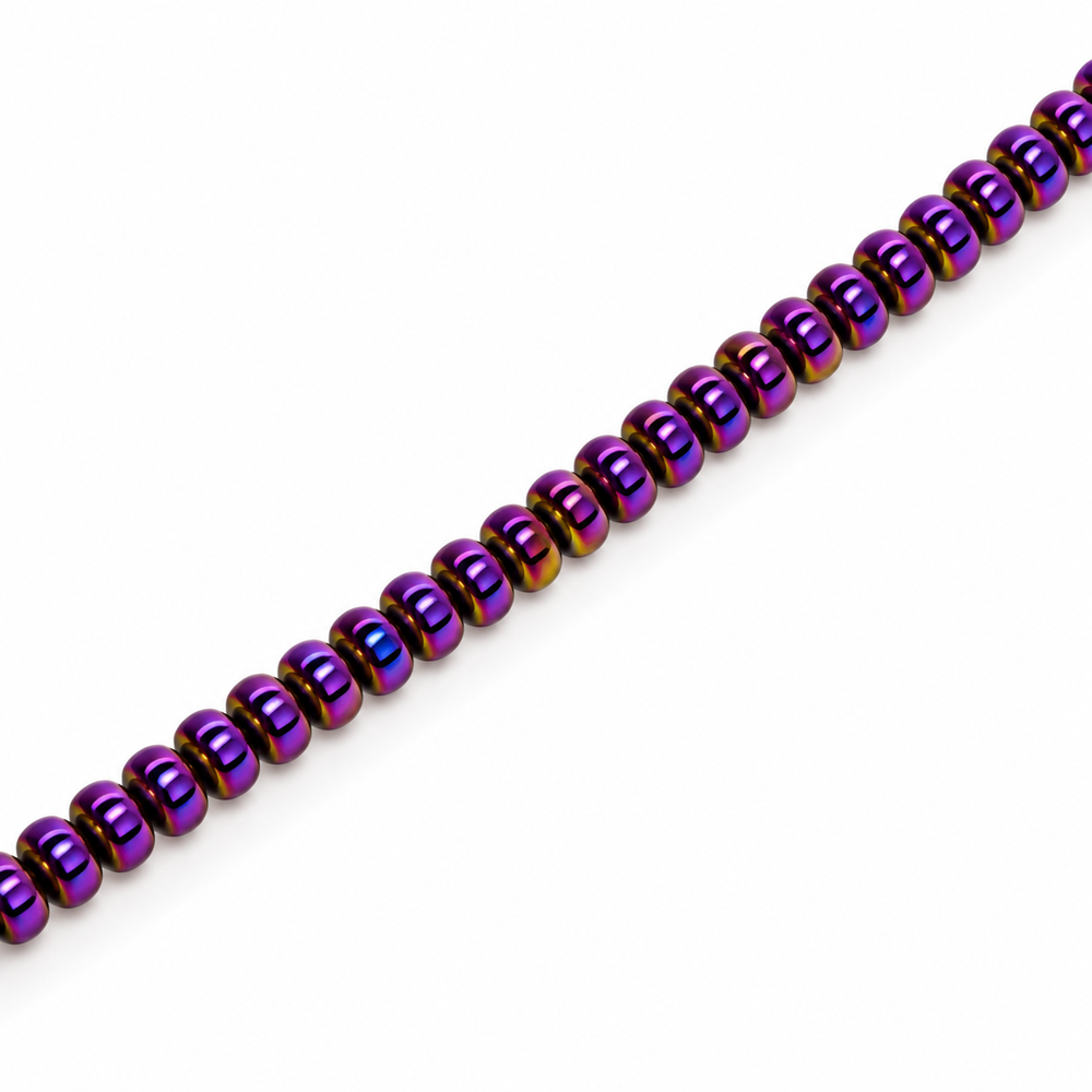 Hematite 4x2mm Disc Beads - Approx. 200pcs