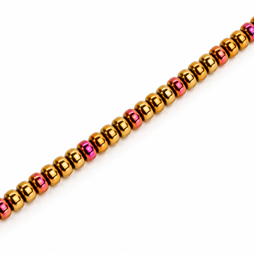 Hematite 4x2mm Disc Beads - Approx. 200pcs