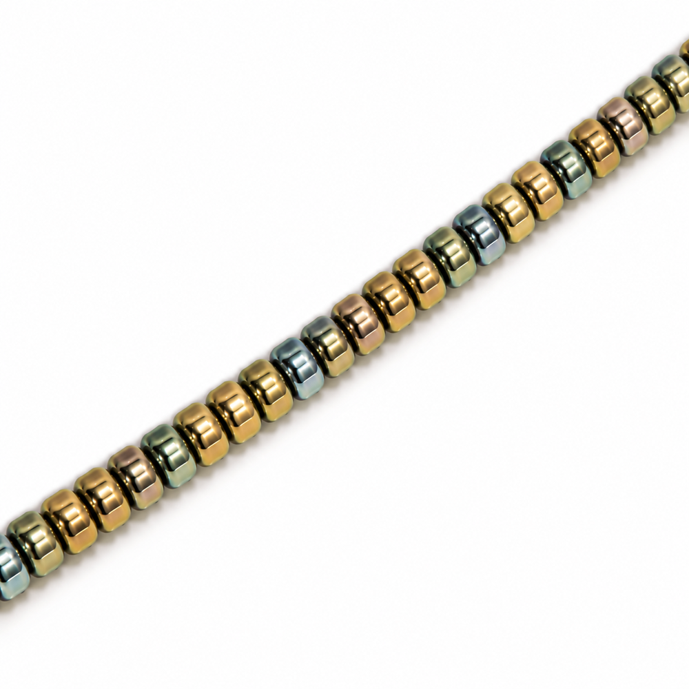 Hematite 4x3mm Disc Beads - Approx. 120pcs