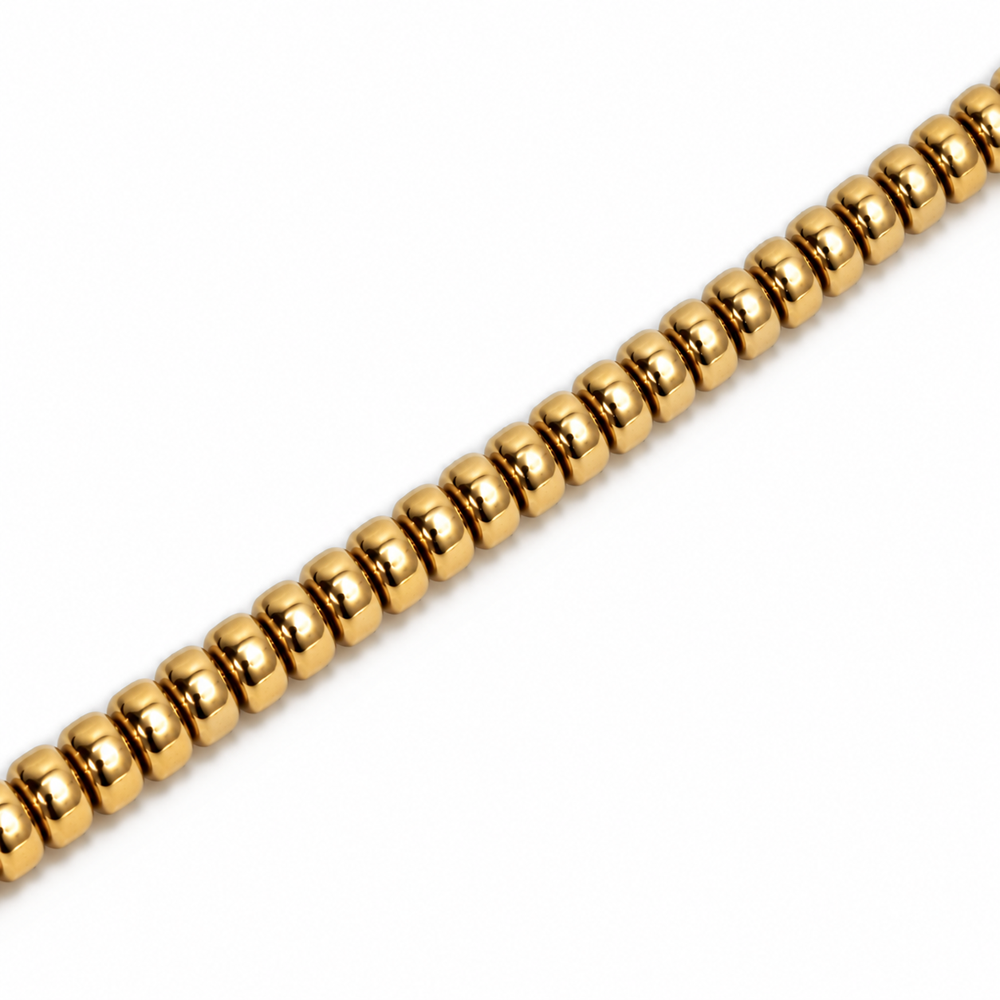 Hematite 4x3mm Disc Beads - Approx. 120pcs