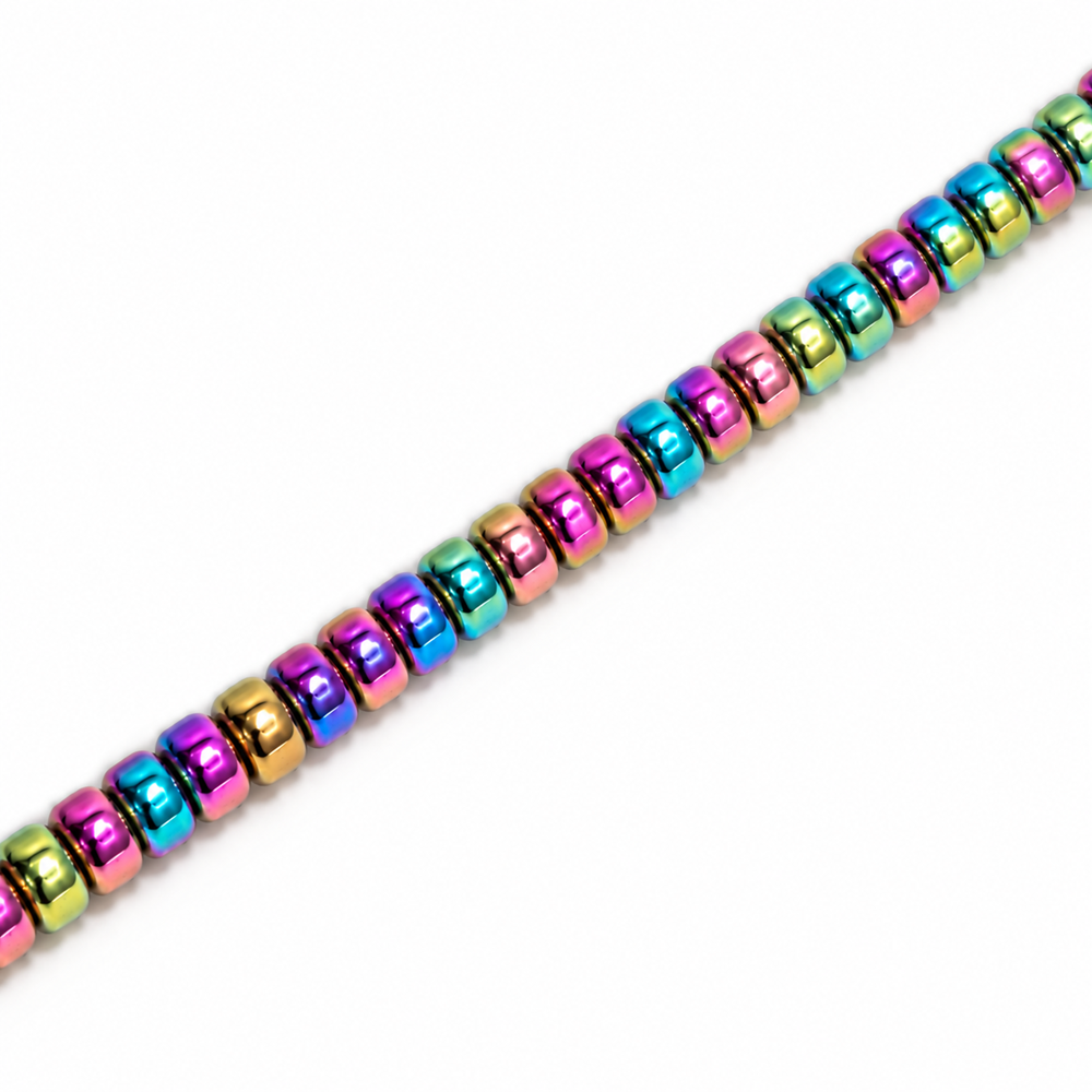 Hematite 4x3mm Disc Beads - Approx. 120pcs