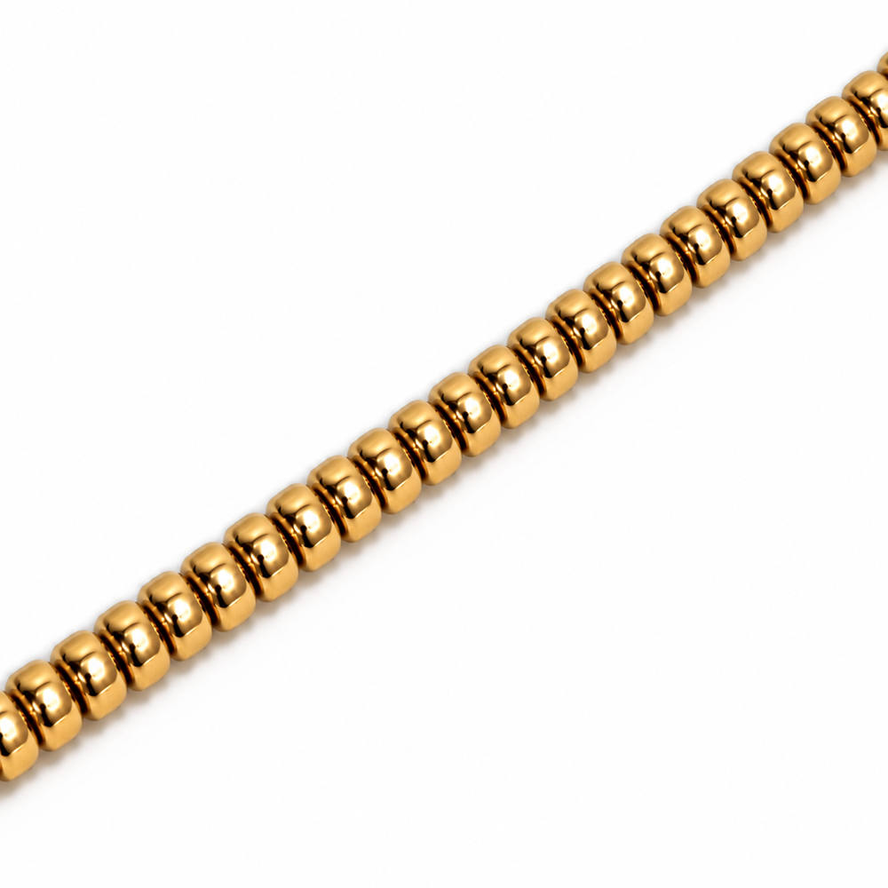 Hematite 4x3mm Disc Beads - Approx. 120pcs