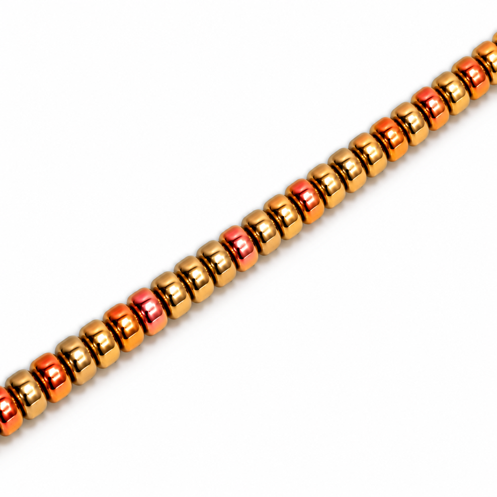 Hematite 4x3mm Disc Beads - Approx. 120pcs