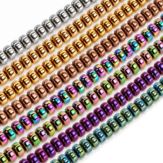 Hematite 5x2mm Disc Beads - Approx. 200pcs