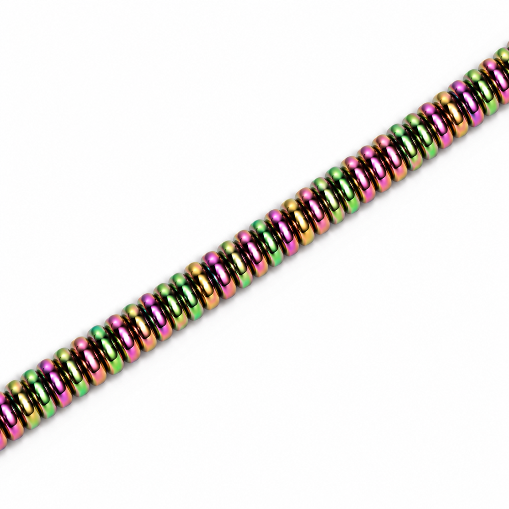 Hematite 6x3mm Disc Beads - Approx. 130pcs