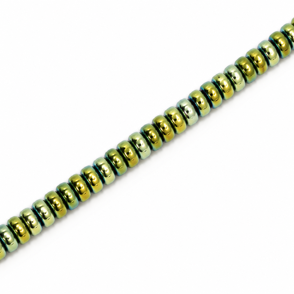 Hematite 6x4mm Disc Beads - Approx. 80pcs