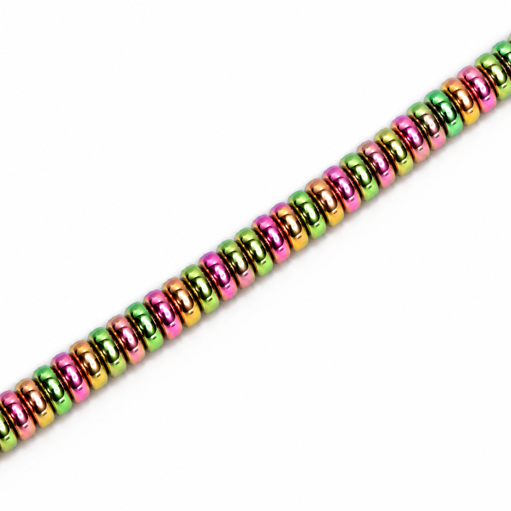 Hematite 6x4mm Disc Beads - Approx. 80pcs
