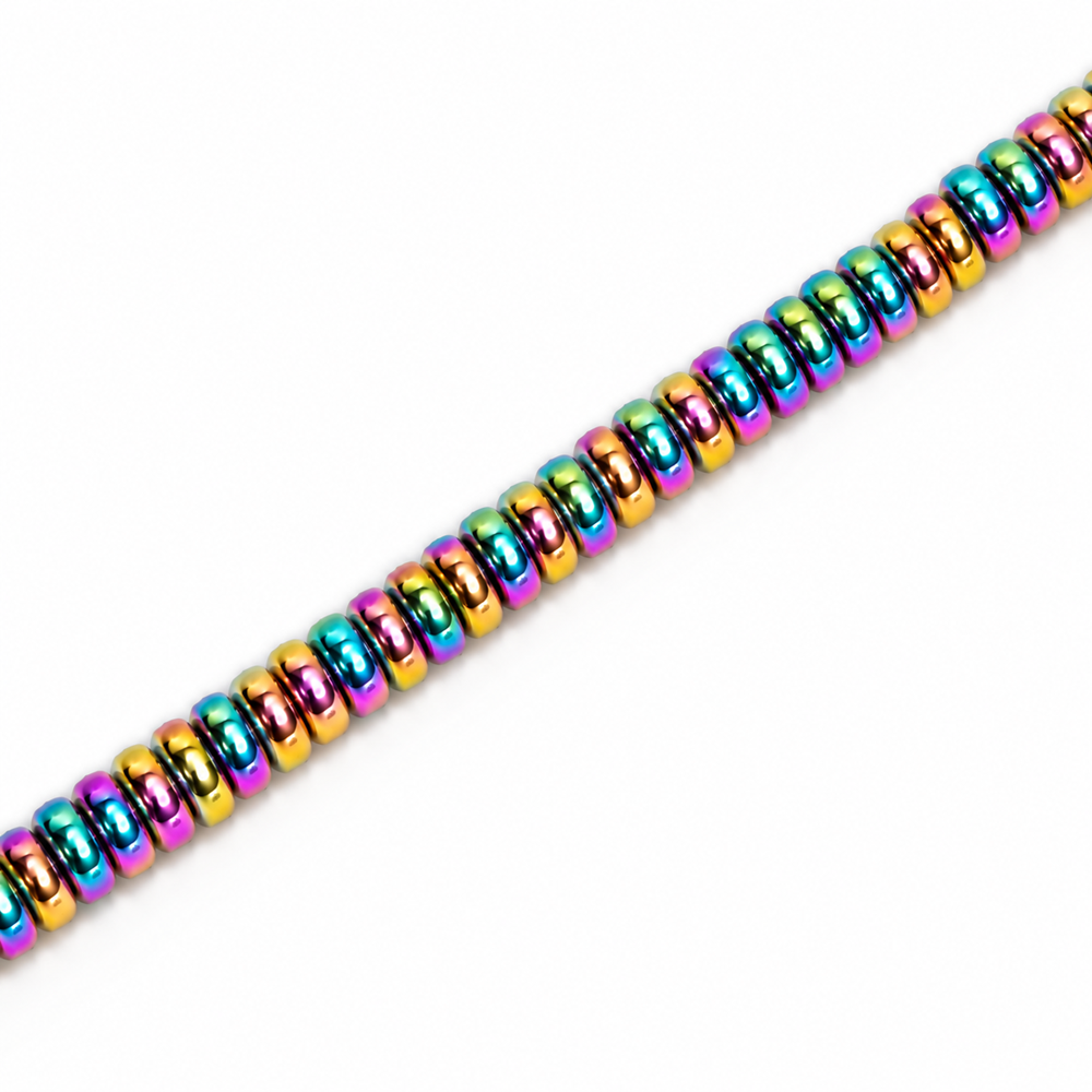 Hematite 6x4mm Disc Beads - Approx. 80pcs