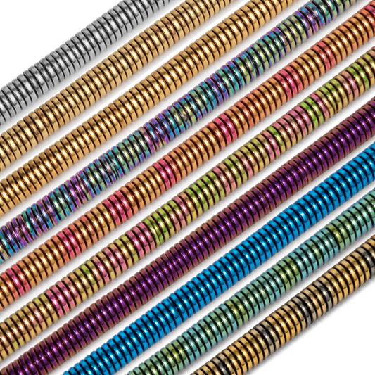 Hematite 8x1mm Disc Beads - Approx. 310pcs