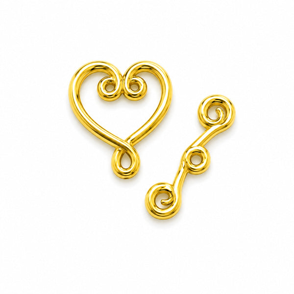15mm Gold Toggle - 10 Sets