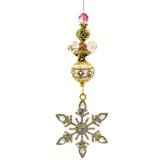 CHRISTMAS DECORATION GOLD SNOWFLAKE KIT