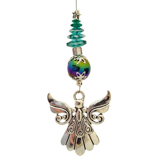 CHRISTMAS DECORATION SILVER ANGEL KIT