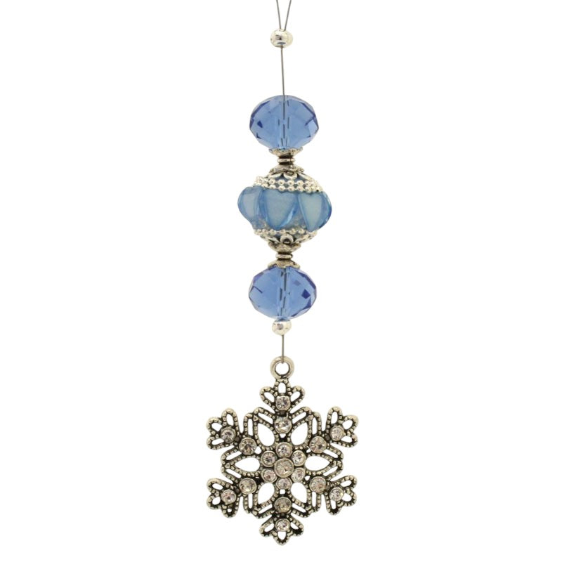 CHRISTMAS DECORATION SILVER SNOWFLAKE KIT